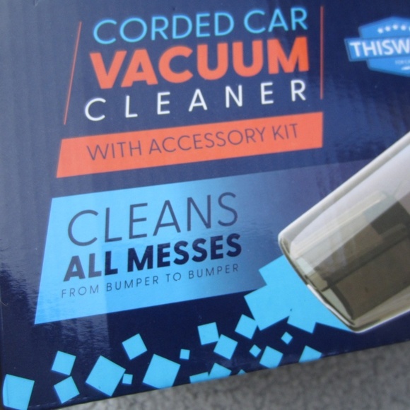 THISWORX TWC-01 106W 12V Handheld Bagless Portable‎ Vacuum Cleaner - Black - Picture 4 of 16